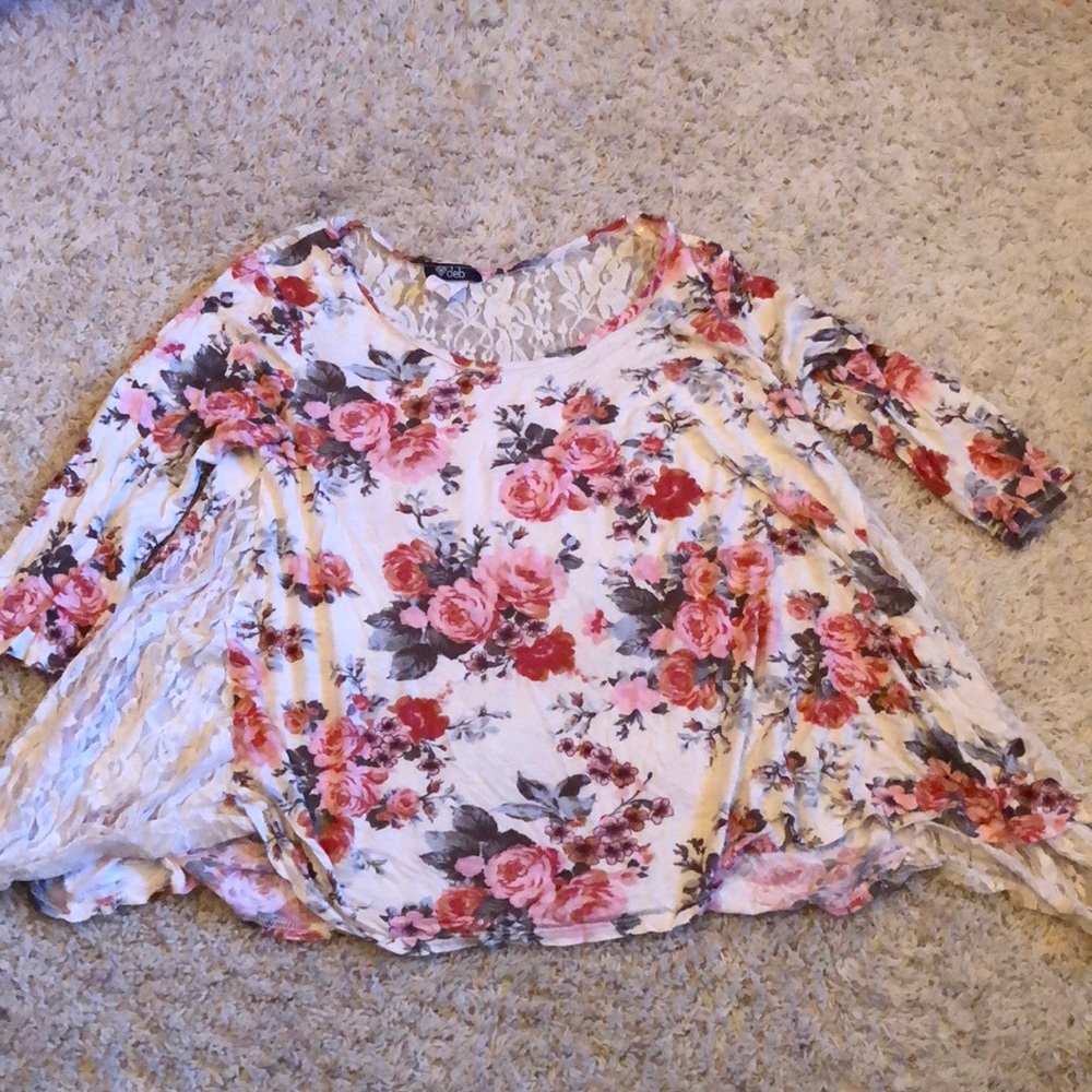 Flowered T-shirt